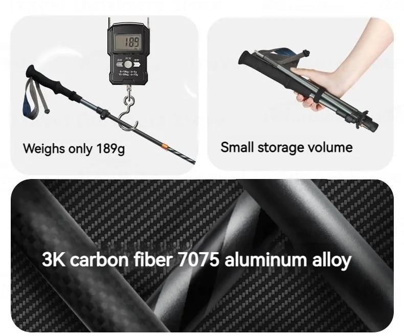 Gậy chạy Trail - leo núi Naturehike CNK2450DS012/CNK2450DS013