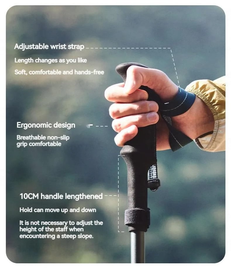 Gậy chạy Trail - leo núi Naturehike CNK2450DS012/CNK2450DS013
