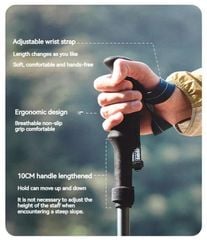 Gậy chạy Trail - leo núi Naturehike CNK2450DS012/CNK2450DS013