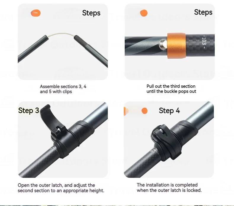 Gậy chạy Trail - leo núi Naturehike CNK2450DS012/CNK2450DS013