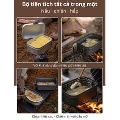 Hộp cơm nhôm cao cấp Campingmoon S-1609/S2013/H1609/H2013
