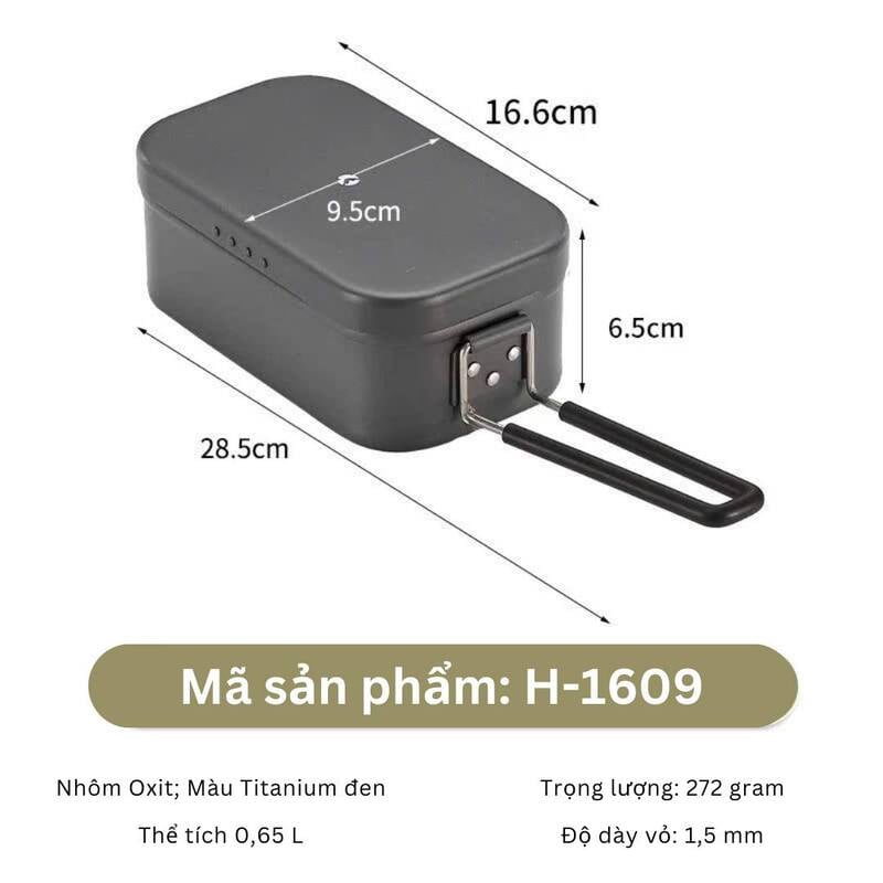 Hộp cơm nhôm cao cấp Campingmoon S-1609/S2013/H1609/H2013