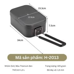 Hộp cơm nhôm cao cấp Campingmoon S-1609/S2013/H1609/H2013