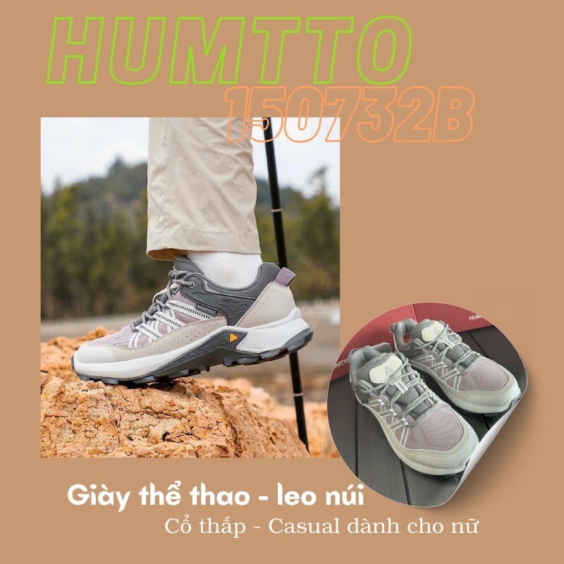 Giày Trekking, Hiking siêu nhẹ thoáng khí Humtto 150732B