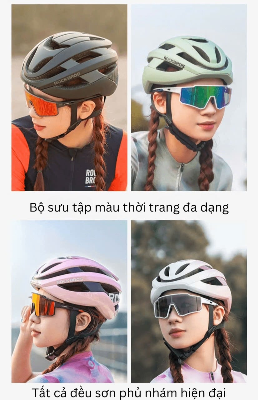 Mũ bảo hiểm xe đạp đúc liền Rockbros LK-12