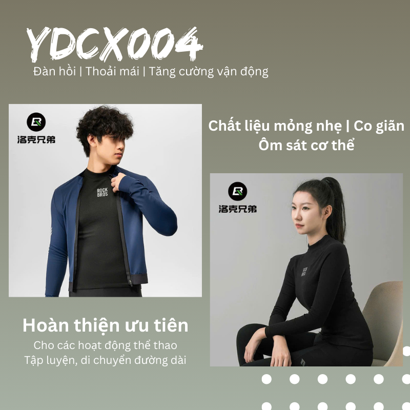 Áo giữ nhiệt lông cừu nam nữ Rockbros YDCX004