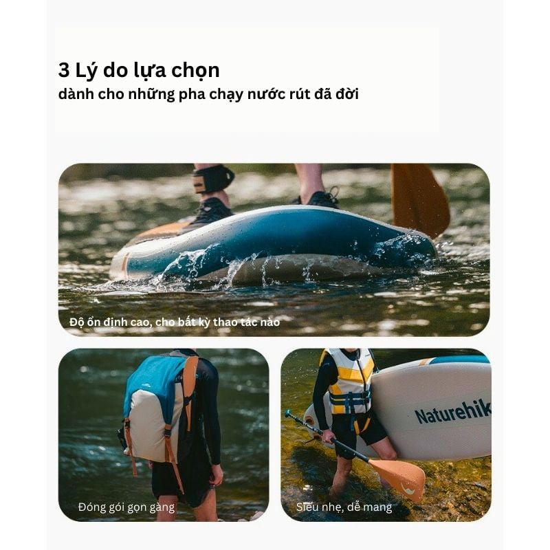 SUP hơi dã ngoại Naturehike CNK2300SS014 - Nâng cấp mới