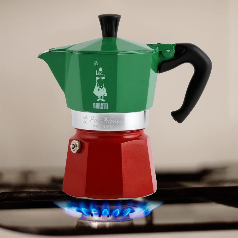 Ấm pha Espesoo Bialetti Tricolore Moka Express