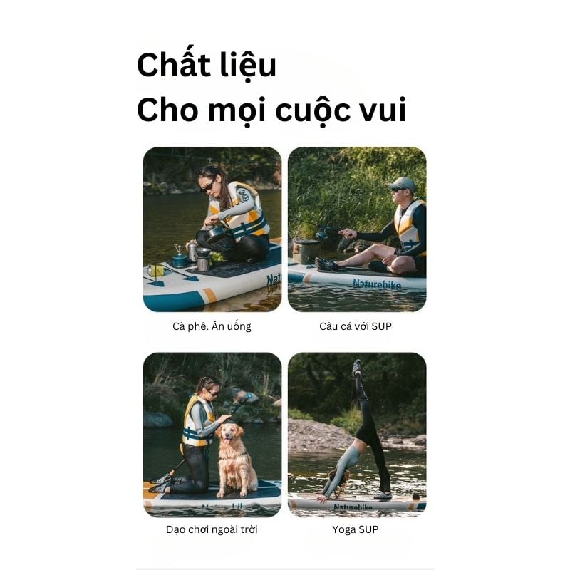 SUP hơi dã ngoại Naturehike CNK2300SS014 - Nâng cấp mới