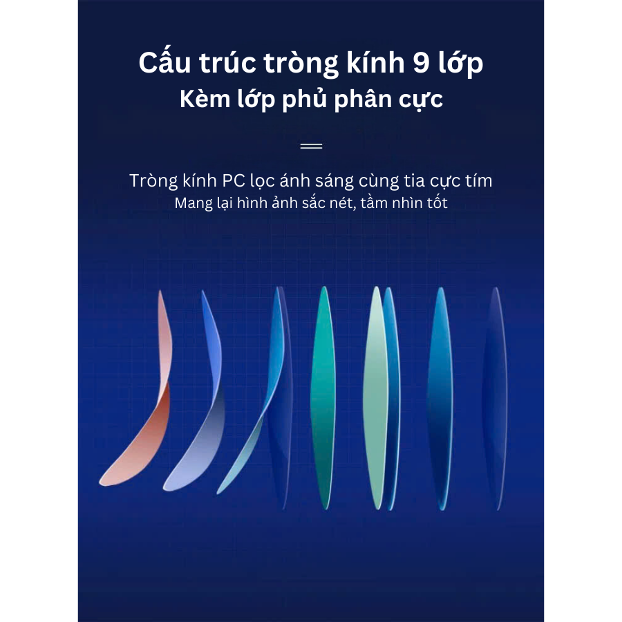 Kính mát phân cực thể thao Rockbros chính hãng