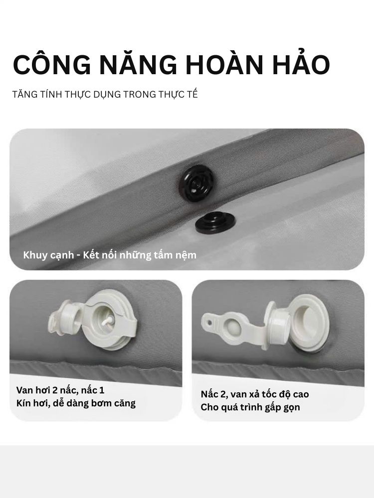 Đệm hơi du lịch cắm trại Naturehike Libamboo CNK2450WS034