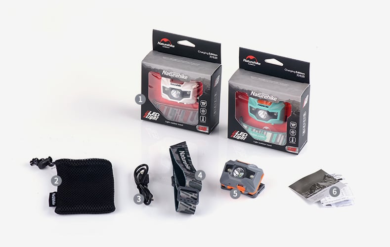 Đèn pin đội đầu siêu sáng Naturehike NH00T002-D đi rừng - cắm trại