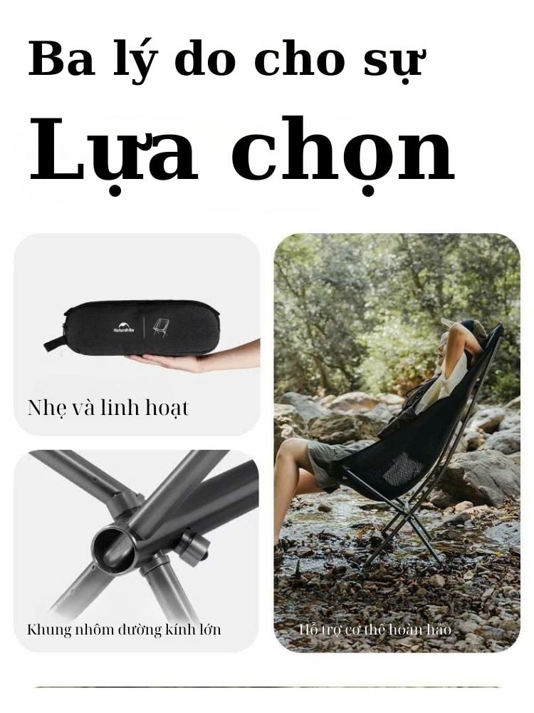 Ghế xếp gấp gọn - siêu nhẹ Naturehike CNK2450JJ015