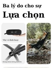 Ghế xếp gấp gọn - siêu nhẹ Naturehike CNK2450JJ015
