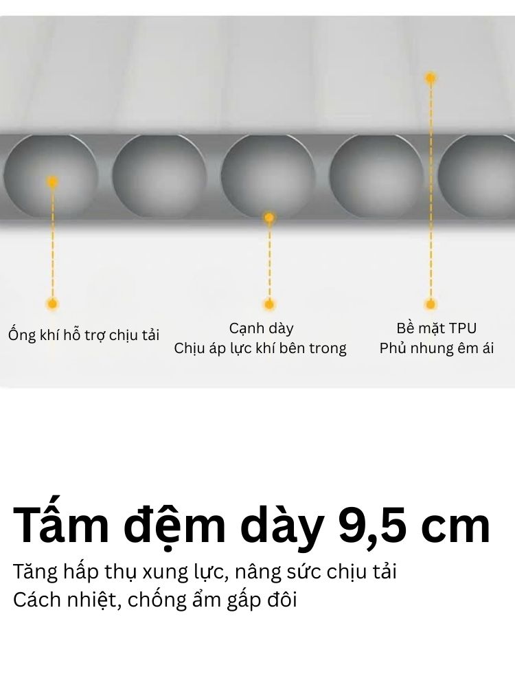 Đệm hơi du lịch cắm trại Naturehike Libamboo CNK2450WS034