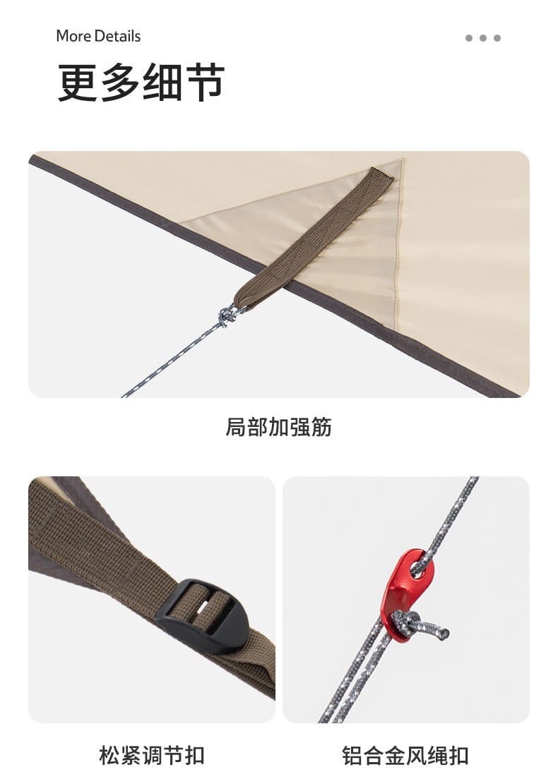 Tăng dã ngoại – tăng che nắng phía sau xe hơi Naturehike NH21TM001