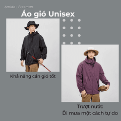 Áo gió chống nắng UPF50+ Amido 62503
