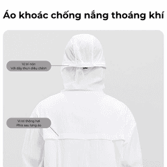 Áo gió chống nắng UPF50+ Amido 62503