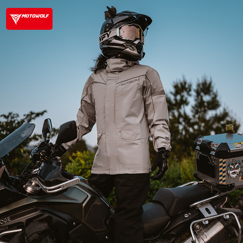 Áo mưa bộ dành cho Biker Motowolf MDL0403B