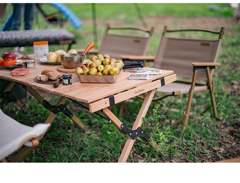 Bàn gỗ dã ngoại, cắm trại Naturehike NH19JJ009 sử dụng cho nhóm đông người