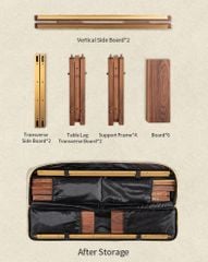 Bàn gỗ Camping Naturehike NH20JJ037 làm từ gỗ óc chó