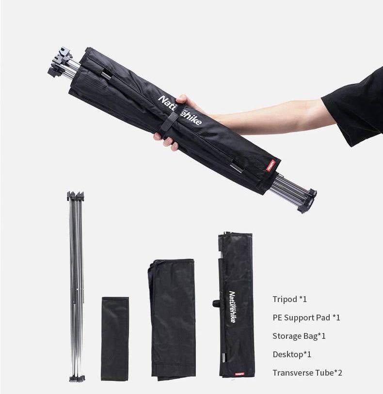 Bàn vải khung nhôm Naturehike NH19JJ084 kèm túi để đồ