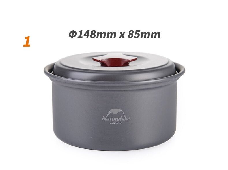 Bộ nồi nhôm mang đi cắm trại Naturehike NH15T203-G