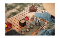 Bộ ấm trà Titanium cắm trại Naturehike NH20CJ007 - Ly trà NH20CJ022