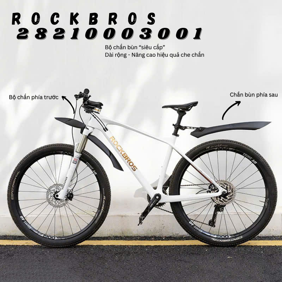 Bộ chắn bùn xe đạp Rockbros 28210003001