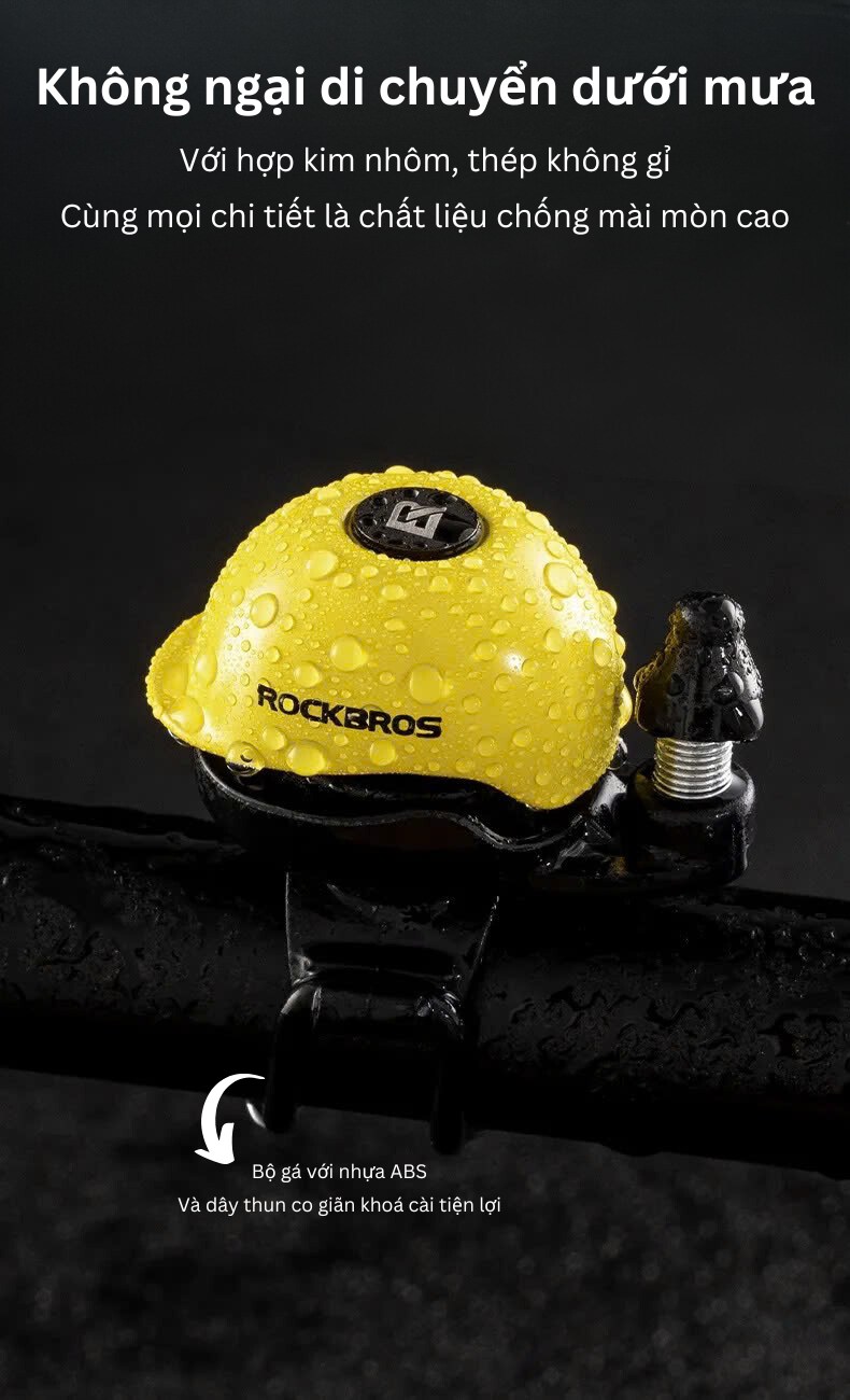 Chuông xe đạp tiếng to - âm sáng Rocbros 71710001