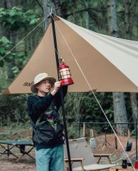 Cọc chống tăng có giá treo đèn NH20PJ040 và Naturehike NH20PJ048