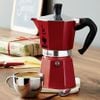 Ấm pha cà phê mini Moka Express RED BCM-4942 với 3 ly Espresso mỗi ngày