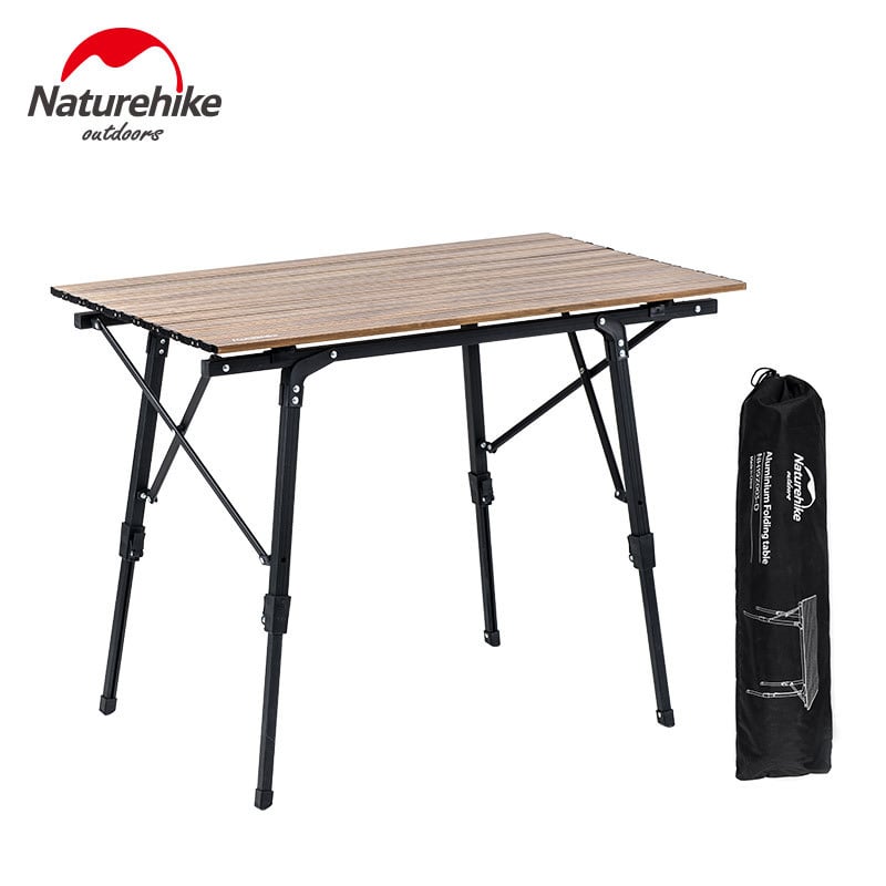 Bàn xếp vân gỗ Glamping Naturehike NH19Z003-D