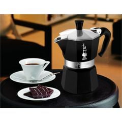 Bình pha cafe tại gia Bialetti Moka BCM-4944 màu đen sang trọng, cao cấp