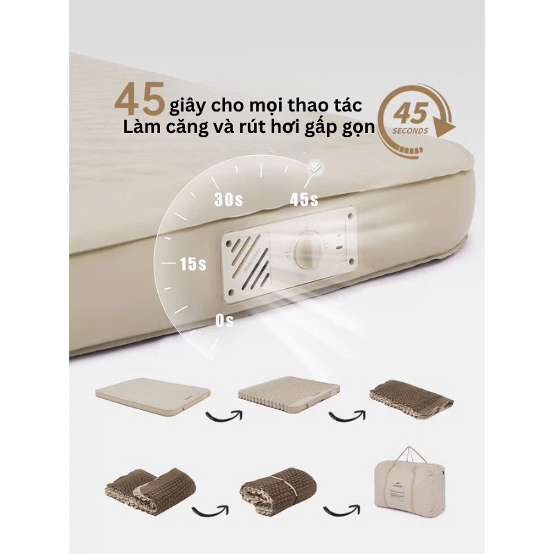 Đệm hơi cao cấp Naturehike Glamping CNK2300WS011