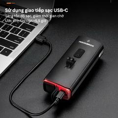 Đèn pin gắn xe đạp siêu sáng Rockbros RHL3000
