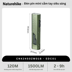Đèn pin cầm tay mini cá nhân Naturehike CNK2450ZM016