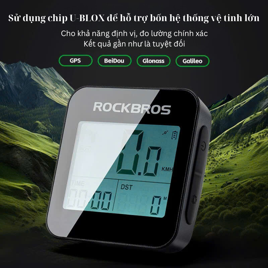 Đồng hồ đo tốc độ xe đạp Rockbros G1