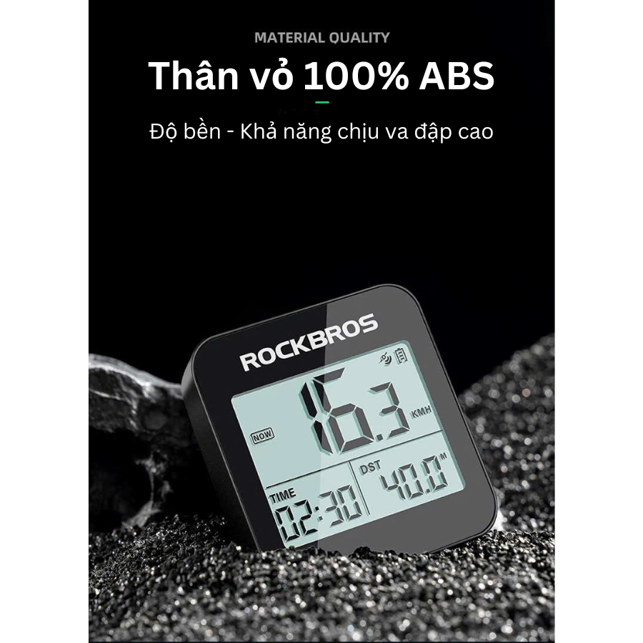 Đồng hồ đo tốc độ xe đạp Rockbros G1