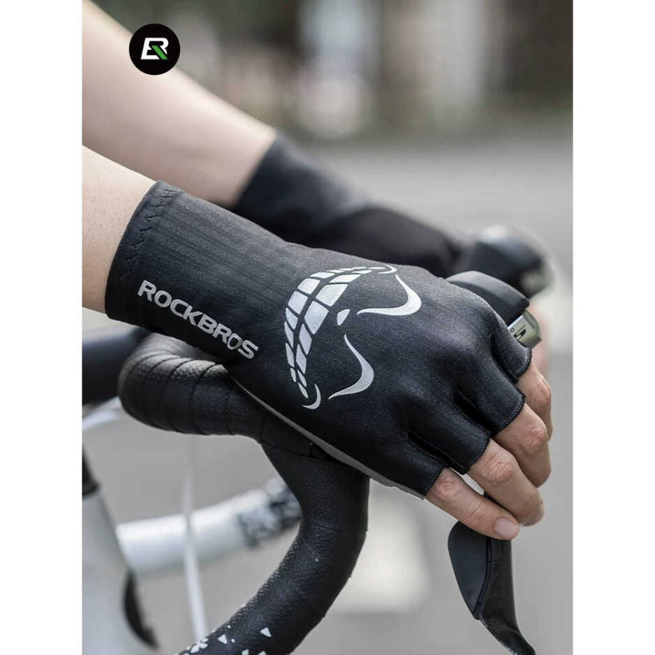 Găng tay xe đạp cụt ngón Rockbros S295