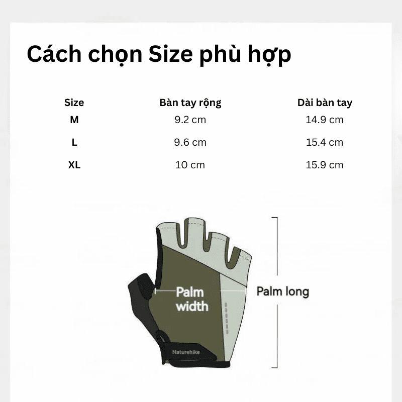 Găng tay thể thao việt dã Naturehike CYY2411FS010