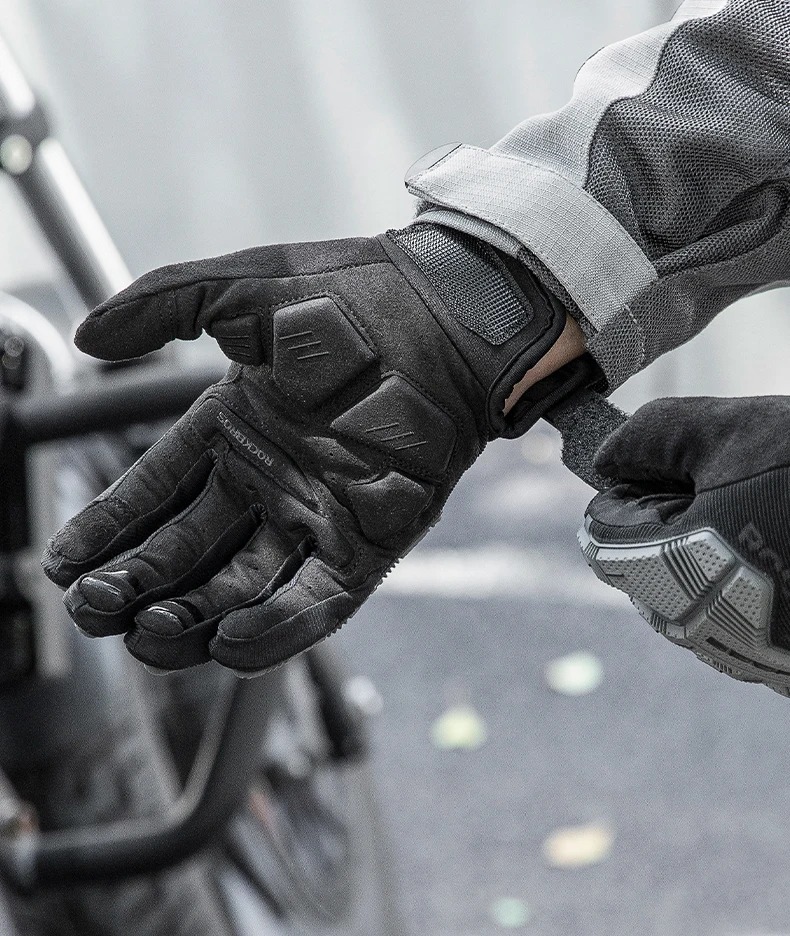 Găng tay Moto Full ngón cao cấp Rockbros S210BK