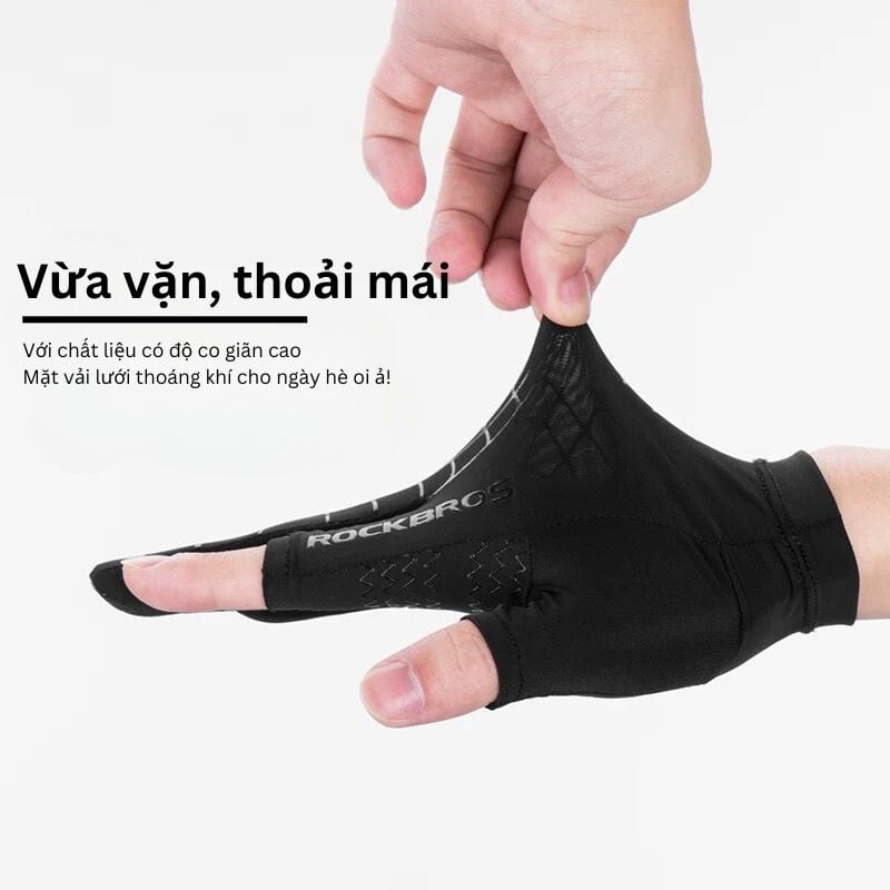 Găng tay chống trơn xe đạp Rockbros S202