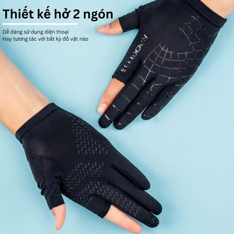 Găng tay chống trơn xe đạp Rockbros S202