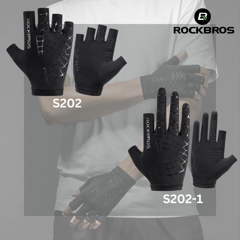 Găng tay chống trơn xe đạp Rockbros S202