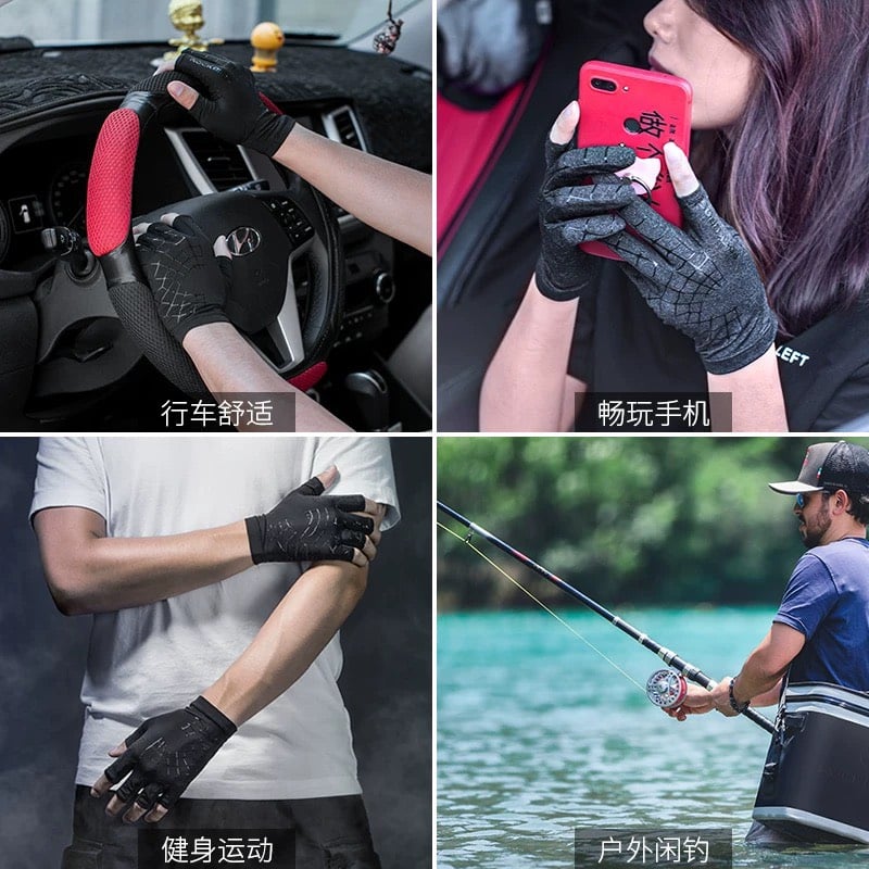 Găng tay chống trơn xe đạp Rockbros S202