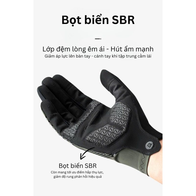 Găng tay xe đạp siêu thoáng Rockbros 16110006
