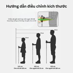 Gậy leo núi Carbon + hợp kim nhôm Naturehike CNK2450DS017