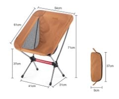 Ghế gấp cắm trại siêu nhẹ Naturehike NH20JJ027/CNK2350JJ017