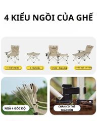 Ghế ngồi cắm trại đa năng Naturehike CNK2350JJ011